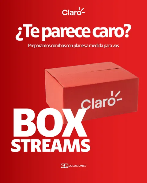 Box Streams de Claro y 3G Soluciones